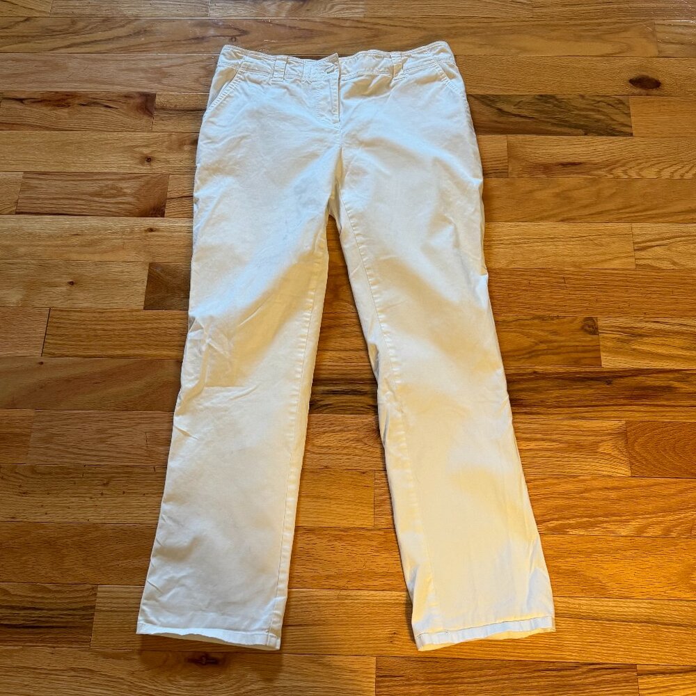 Tommy Bahama SIZE 8 WHITE COTTON PANTS